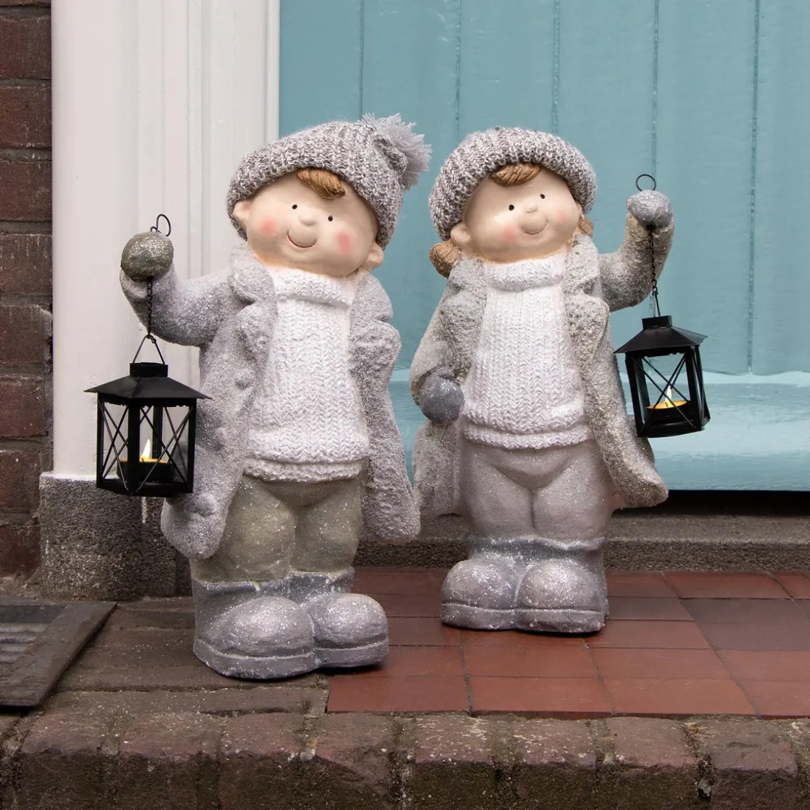 Meisje Met Lantaarn | 40,5 Cm | Magnesia