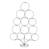 Metalen Kerstboom | Zwart | Rondjes | 80cm