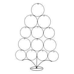 Metalen Kerstboom | Zwart | Rondjes | 80cm