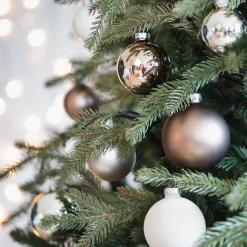 Moderne Scandi Natural Kerstballenset 44 Stuks In Handige Box