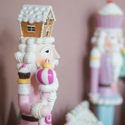 Notenkraker Kerstdecoratie In Pasteltinten