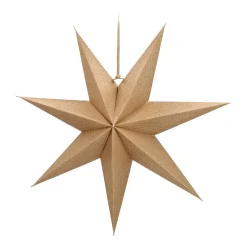 Papieren Kerstster | Goud | 45 Cm | 7-punts