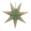 Papieren Kerstster | Groen | 45 Cm | 7-punts