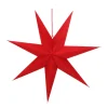 Papieren Kerstster | Kerstrood | 60 Cm | 7-punts | Velvet