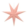 Papieren Kerstster | Oud Roze | 60 Cm | 7-punts | Velvet