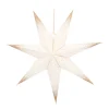 Papieren Kerstster | Wit-champagne | 45 Cm | 7-punts