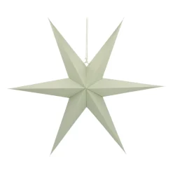 Papieren 6-puntsster | Olijfgroen | 60cm