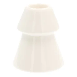 Porseleinen Kerstboom Kaarsenhouder | Wit | 10 Cm