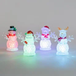 Rendier Met Gekleurde LED-verlichting