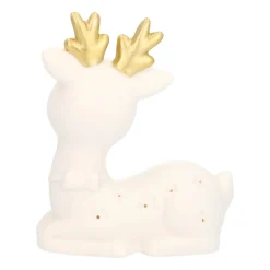 Rendier Porselein Wit 12,5cm LED