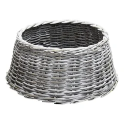 Rotan Kerstboommand | Whitewash | 60 Cm