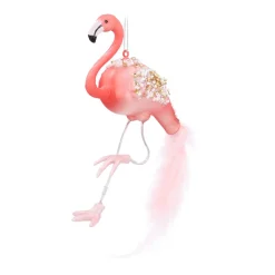 Roze Flamingo Kersthanger Voor Een Tropische Kerst