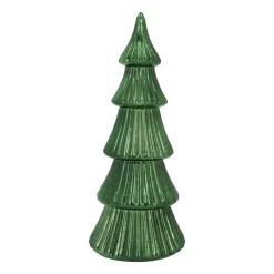 Sfeervolle Diepgroene Led-kerstboom Met Laagjes