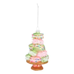 Smaakvolle Macaron Kersthanger In Pastelkleuren