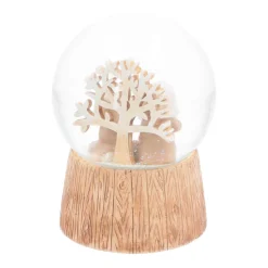 Sneeuwbol Met Kersttafreel | Muziek | ⌀9cm | 15 Cm Hoog