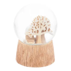 Sneeuwbol Met Kersttafreel | Muziek | ⌀9cm | 15 Cm Hoog