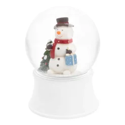 Sneeuwbol Met Sneeuwman | Muziek | ⌀9cm | 15 Cm Hoog