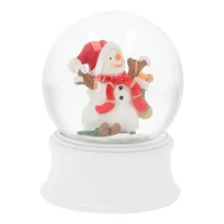 Sneeuwbol Met Sneeuwpop | ⌀6cm | 9cm Hoog