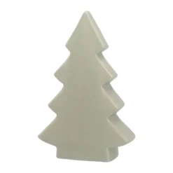 Staande Porseleinen Kerstboom | 16,5 Cm | Mat Groen