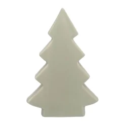 Staande Porseleinen Kerstboom | 16,5 Cm | Mat Groen