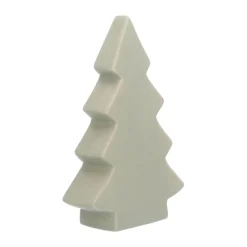 Staande Porseleinen Kerstboom | 16,5 Cm | Mat Groen