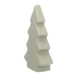 Staande Porseleinen Kerstboom | 16,5 Cm | Mat Groen