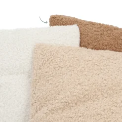 Stijlvol Zandkleurig Teddy Sierkussen