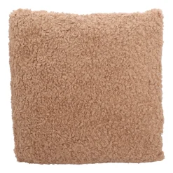 Stijlvol Zandkleurig Teddy Sierkussen