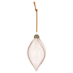 Taupe Kerstpegel Met Elegante Swirls