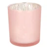 Theelichthouder Met Deco 8 Cm Roze