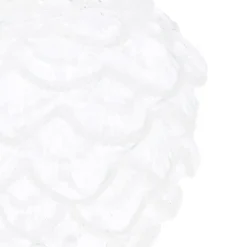 Transparante Glazen Dennenappel Met Rijp