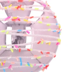 Vrolijke Roze Metallic Kerstbal