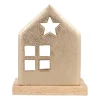 Warm Gouden Huisje Met Waxinelichthouder