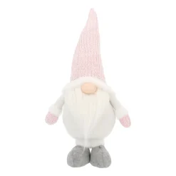 Winterse Roze Gnoom Met Flexibele Muts