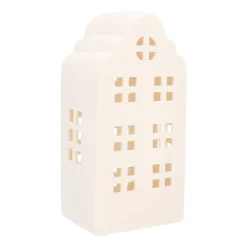 Wit Grachtenpandje Voor Kerst