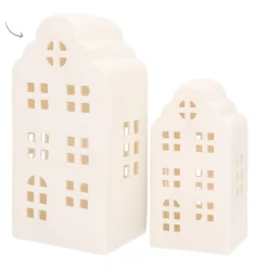 Wit Grachtenpandje Voor Kerst