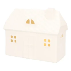 Wit Porseleinen Huisje Met LED-licht