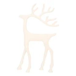 Wit Rendier Met Sierlijk Gewei