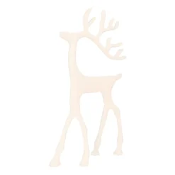 Wit Rendier Met Sierlijk Gewei