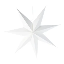 Witte Papieren Decoratiester 75 Cm