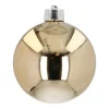 XXL Kerstbal | Lichtgoud | 20 Cm | Kunststof | Glanzend