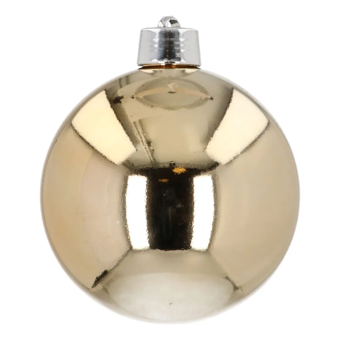 XXL Kerstbal | Lichtgoud | 20 Cm | Kunststof | Glanzend