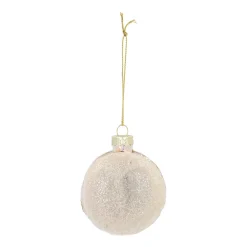 Zilveren Macaron Kersthanger