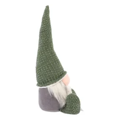 Zittende Gnoom | Groen | 33 Cm