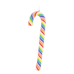 Zuurstok Kersthanger Klei | Multikleur | Handgemaakt | 14 Cm