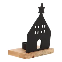 Zwart Huisje Voor Sfeervolle Theelichtjes