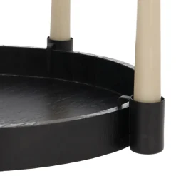 Zwarte Kaarsenhouders Voor Dinerkaarsen