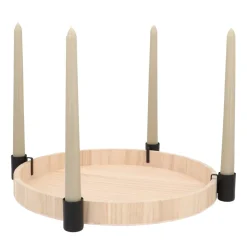 Zwarte Kaarsenhouders Voor Dinerkaarsen